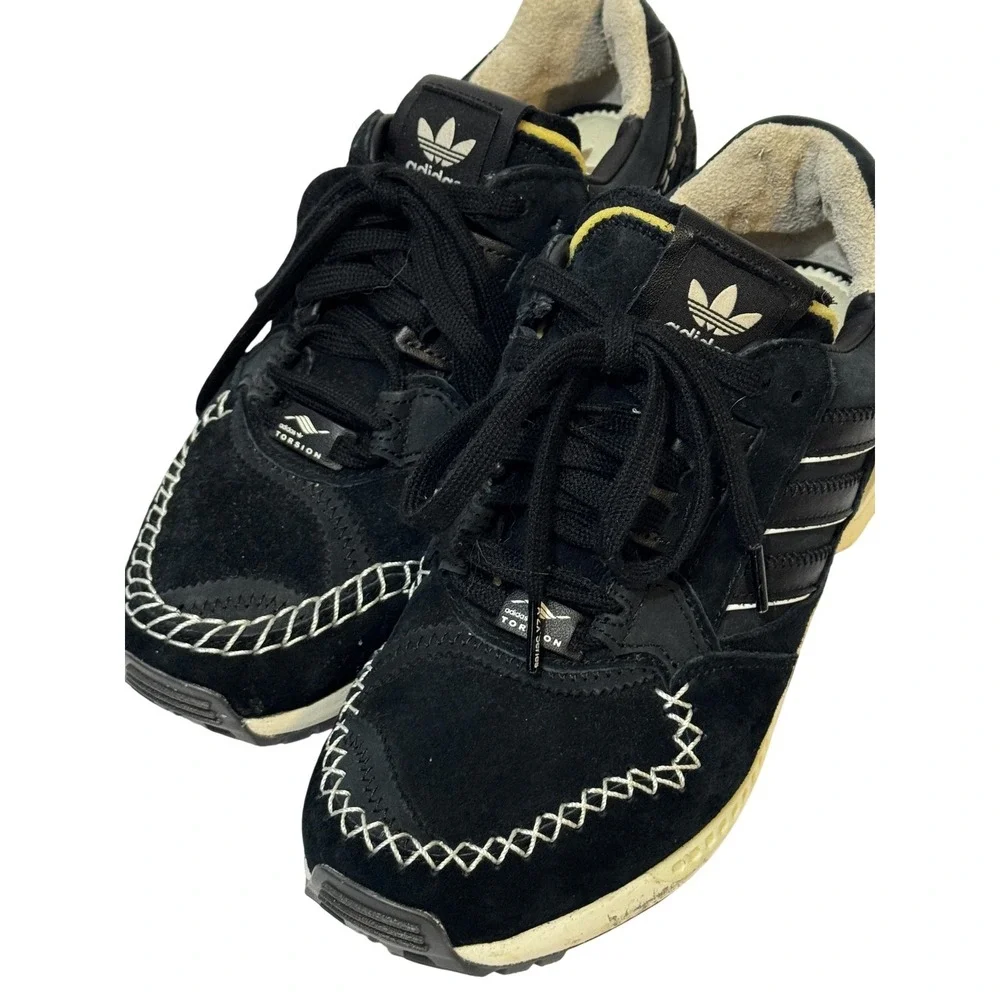 Adidas ZX 8000 Shoes Mens Size 6.5 Black White Torsion Consortium Suede‎ FZ4402